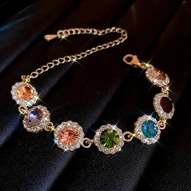 Bracelet — Zirconia Coloré