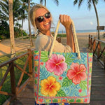 Sac de plage — Fleur Tropicale